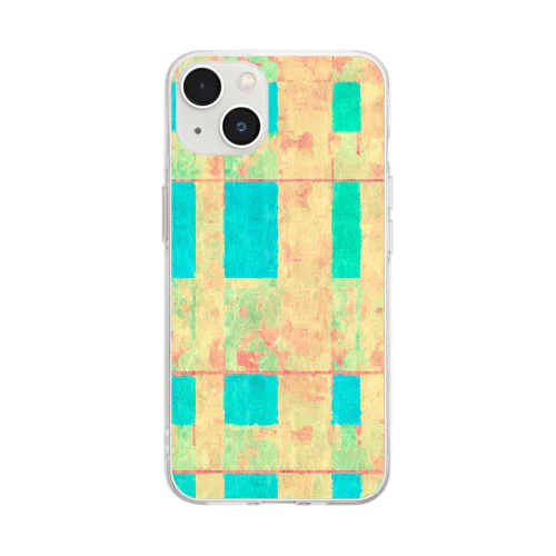 texture #002 Soft Clear Smartphone Case