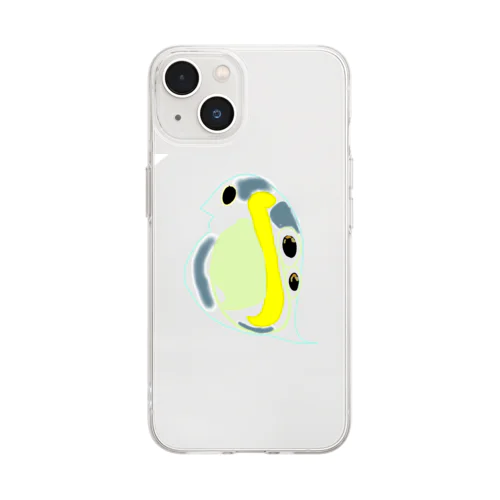 ミジンコ Soft Clear Smartphone Case