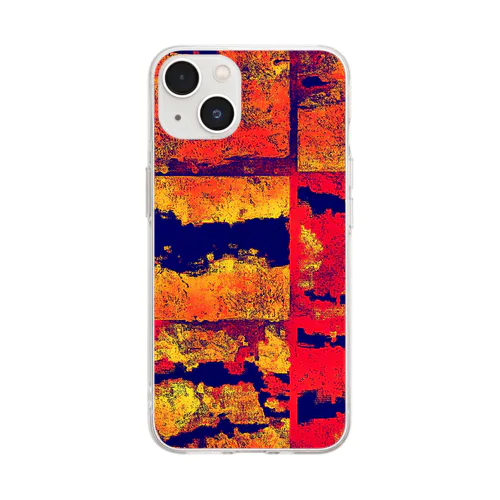 texture #006 Soft Clear Smartphone Case