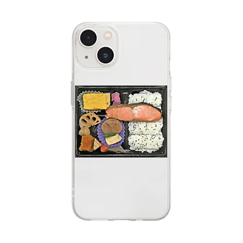 お弁当_2203 Soft Clear Smartphone Case