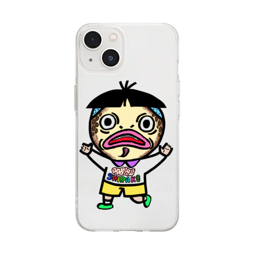 鱈ちゃん（大） Soft Clear Smartphone Case