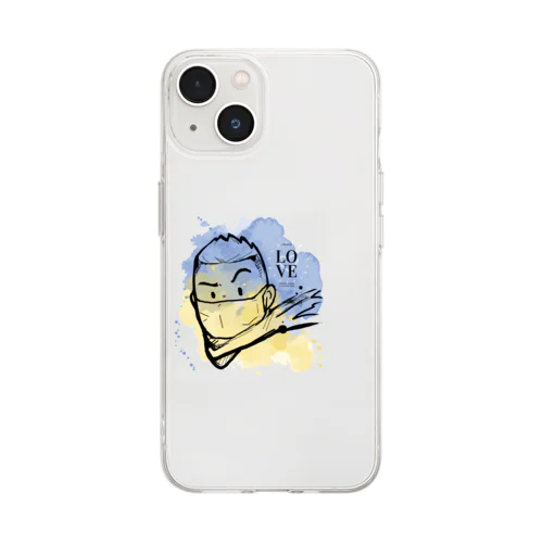 LOVE×Ukraine Soft Clear Smartphone Case