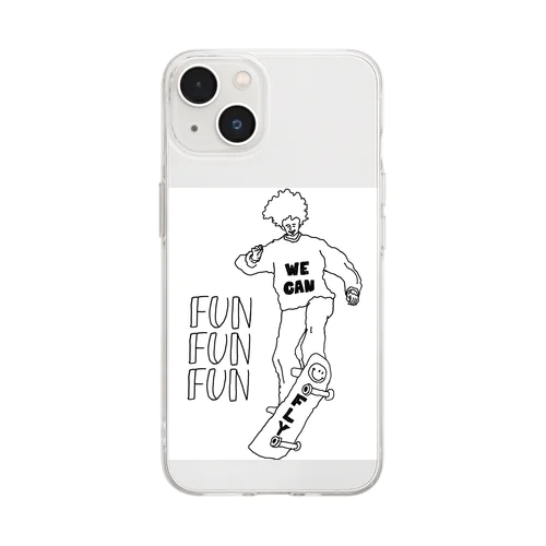 スケーターボーイ Soft Clear Smartphone Case