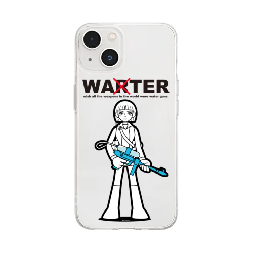 水鉄砲 Soft Clear Smartphone Case