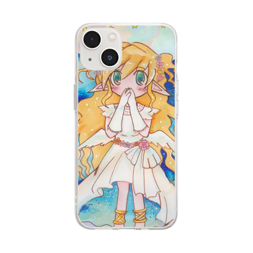 空模様 Soft Clear Smartphone Case