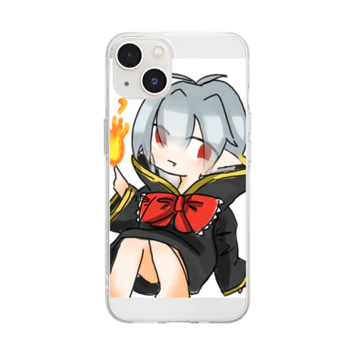 ろりろり！きゅうけつきちゃん！ Soft Clear Smartphone Case