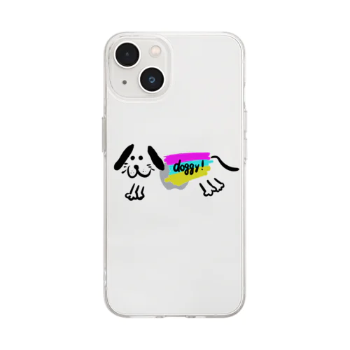 Doggy ちゃん Soft Clear Smartphone Case