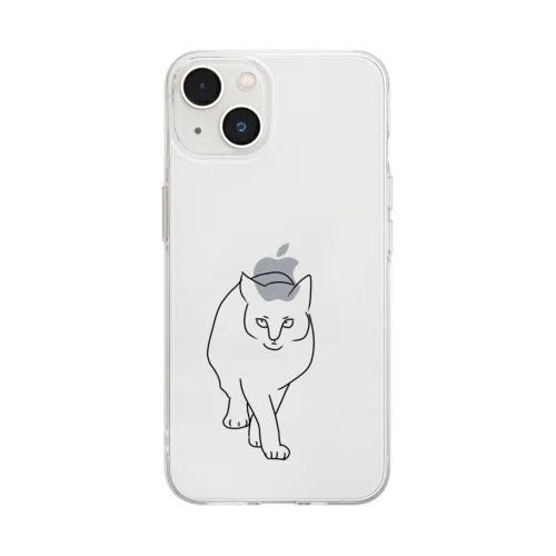 怒ってるんやで Soft Clear Smartphone Case