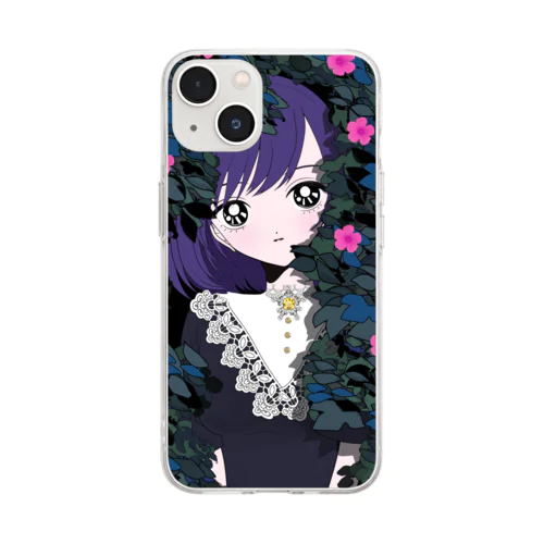 少女 Soft Clear Smartphone Case