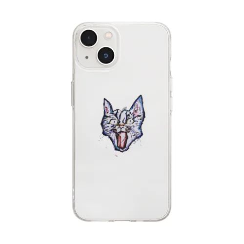 ぎゃっと君 Soft Clear Smartphone Case