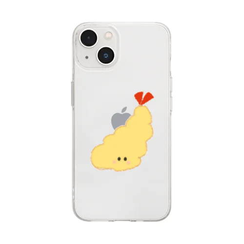 えび天ちゃん Soft Clear Smartphone Case