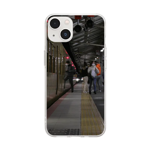 いつかのあの駅 Soft Clear Smartphone Case