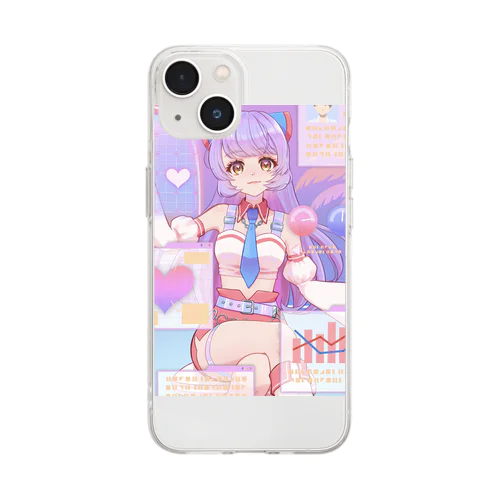 ラブリーガール Soft Clear Smartphone Case