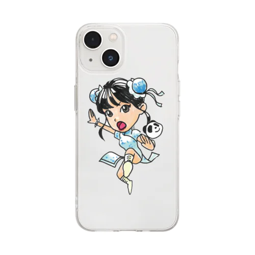 はにゅん3周年記念 スマホケース Soft Clear Smartphone Case