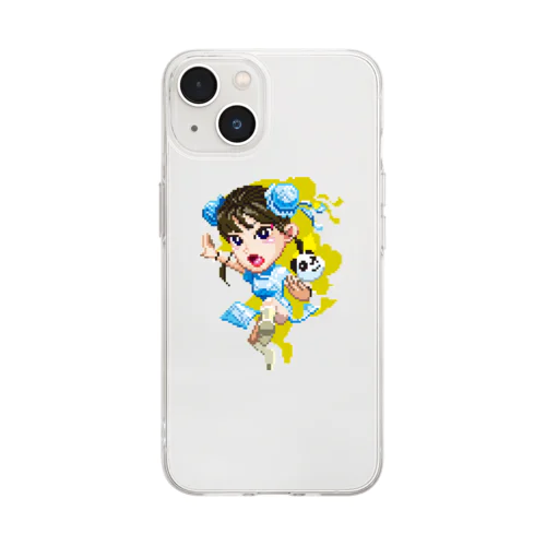 はにゅん3周年記念 スマホケース Soft Clear Smartphone Case