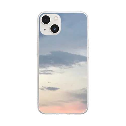 空の彩り Soft Clear Smartphone Case