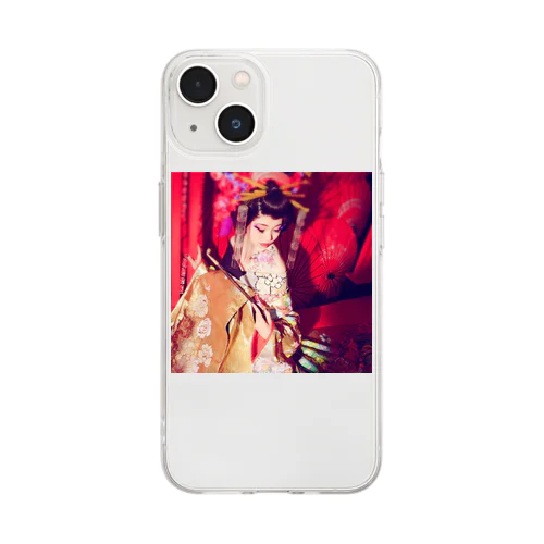 花魁道中 Soft Clear Smartphone Case