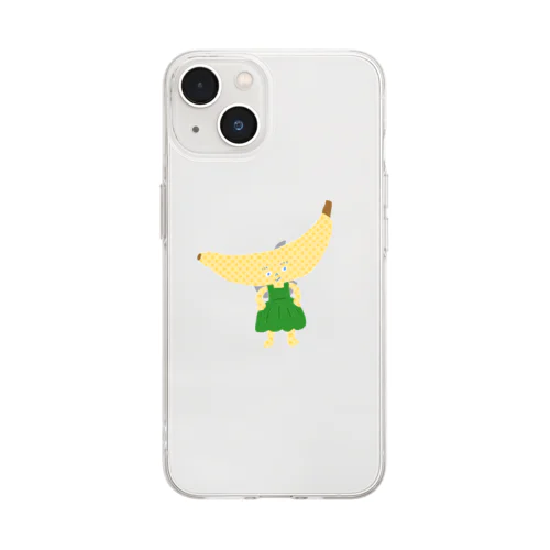 バナナちゃん Soft Clear Smartphone Case