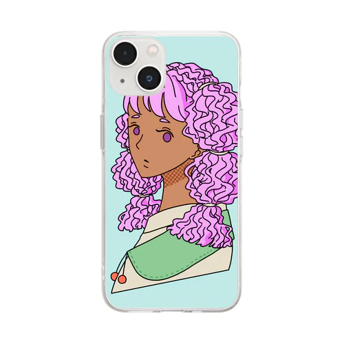 Teen's collection #0001 Soft Clear Smartphone Case