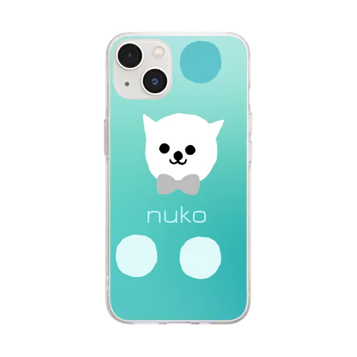 ねこのスマホケース Soft Clear Smartphone Case