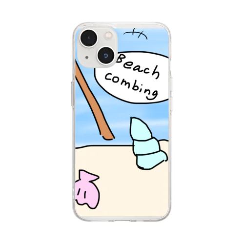 ビーチコーミング Soft Clear Smartphone Case