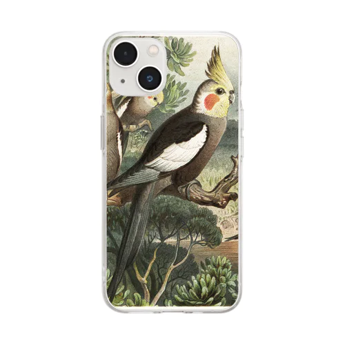 オカメインコ Soft Clear Smartphone Case