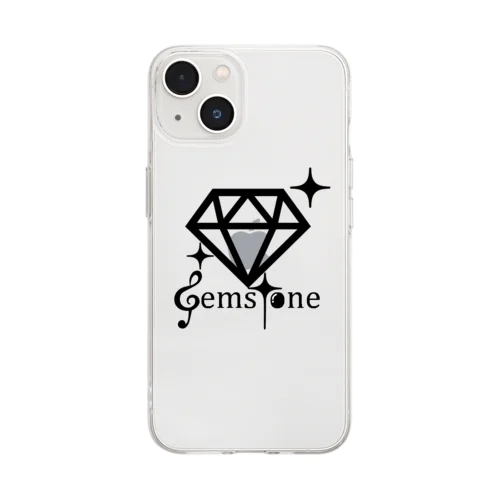 Gemstone　iPhoneケース 투명 젤리케이스