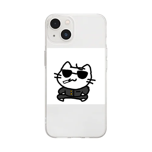 ココアシ〇レット猫 Soft Clear Smartphone Case