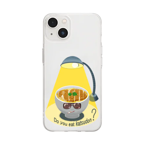 かつ丼喰うか? 264 Soft Clear Smartphone Case