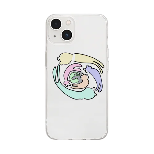 PFK ゲイジュツ Soft Clear Smartphone Case