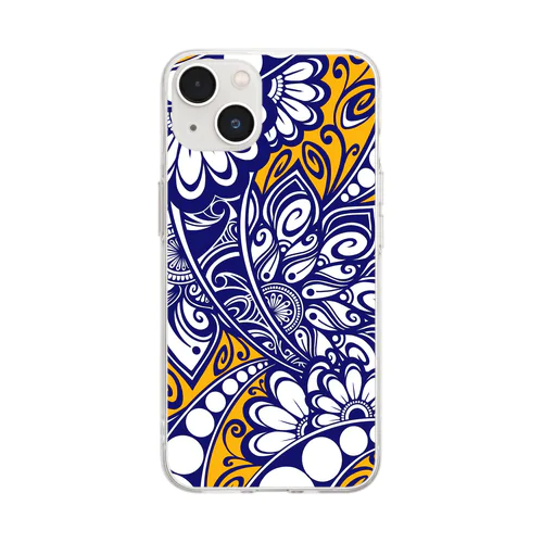 flowe_001 Soft Clear Smartphone Case