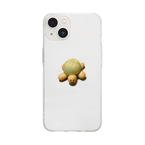 かめパンくん Soft Clear Smartphone Case