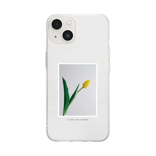 tulip - チューリップ Soft Clear Smartphone Case