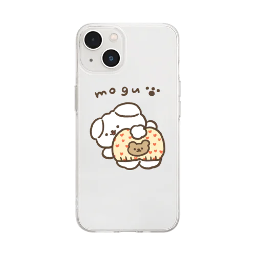 くまさんおぱんつくん Soft Clear Smartphone Case