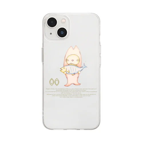 12星座猫 魚座♓ Soft Clear Smartphone Case