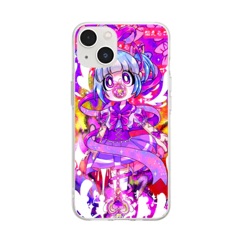 魔法少女くん Soft Clear Smartphone Case