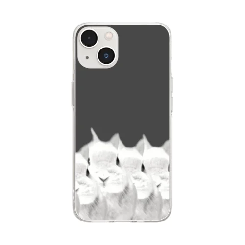 ヒニョキニョキニョキ Soft Clear Smartphone Case