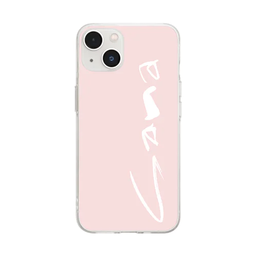 サナさんのスマホケース Soft Clear Smartphone Case