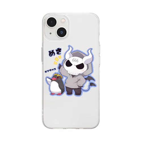 悪魔めさの禍々しい魔界アイテム Soft Clear Smartphone Case