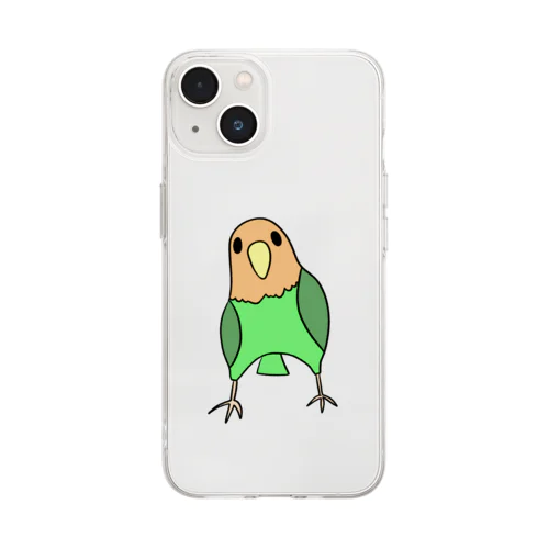 ま鳥っくす Soft Clear Smartphone Case