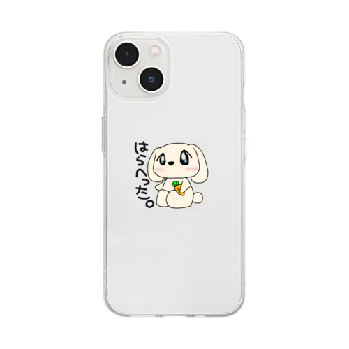 はらへりうさぎ Soft Clear Smartphone Case