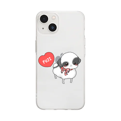 フジちゃん Soft Clear Smartphone Case