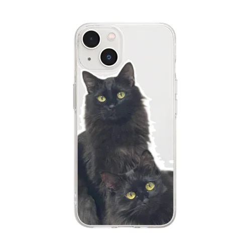 うちのねこスマホケース Soft Clear Smartphone Case