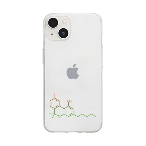 カンナビノイドNew color Soft Clear Smartphone Case