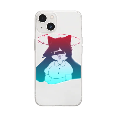 おd少女 Soft Clear Smartphone Case