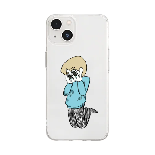 泣き虫 Soft Clear Smartphone Case