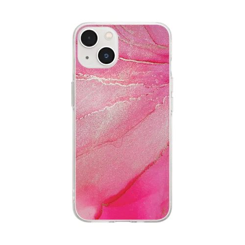 あなたの花を咲かせよう Soft Clear Smartphone Case