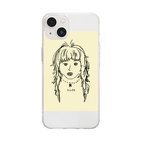 ナメンナヨ Soft Clear Smartphone Case