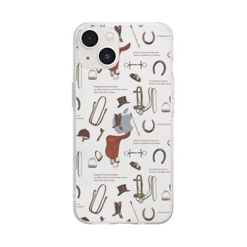馬具～ for Equestrian ～ Soft Clear Smartphone Case
