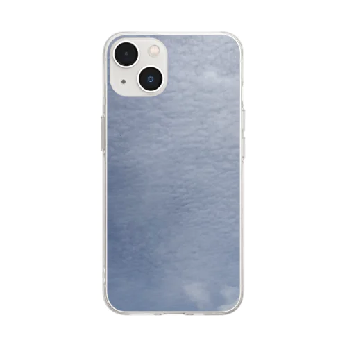 春の空 Soft Clear Smartphone Case